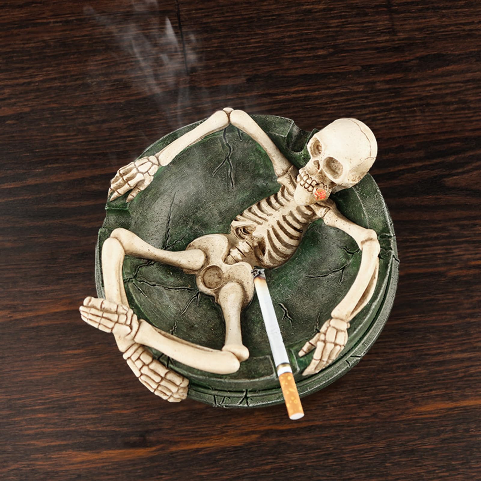 Amazon.com: Makamsui Resin Skull Ashtray CigaretteAsh Container